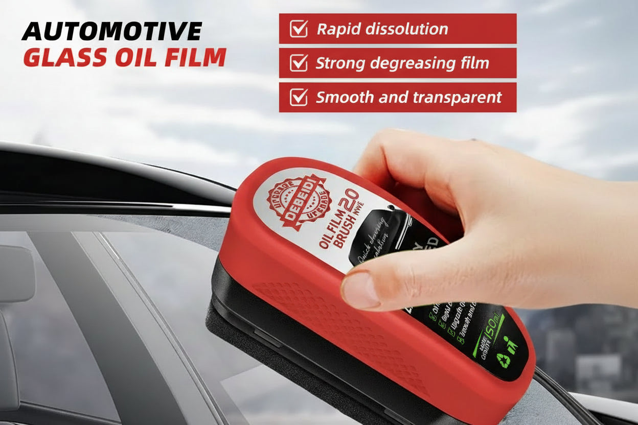 150Ml Car Motorcycle Glass Oil Film Remover Glass Cleaning Board Hydrophobic Glass Coating for Windshield Clear Window Auto Tool