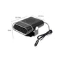 ​​12V 120W Portable Car Heater​​ Fast Heating & Cooling Fan 360° Rotation Defogger/Defroster Cigarette Lighter Plug-In