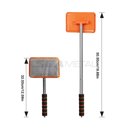 Car Front Windshield Defogging Brush Telescopic Long Handle Car Household Glass Clean Brushes Dust Remover Tool