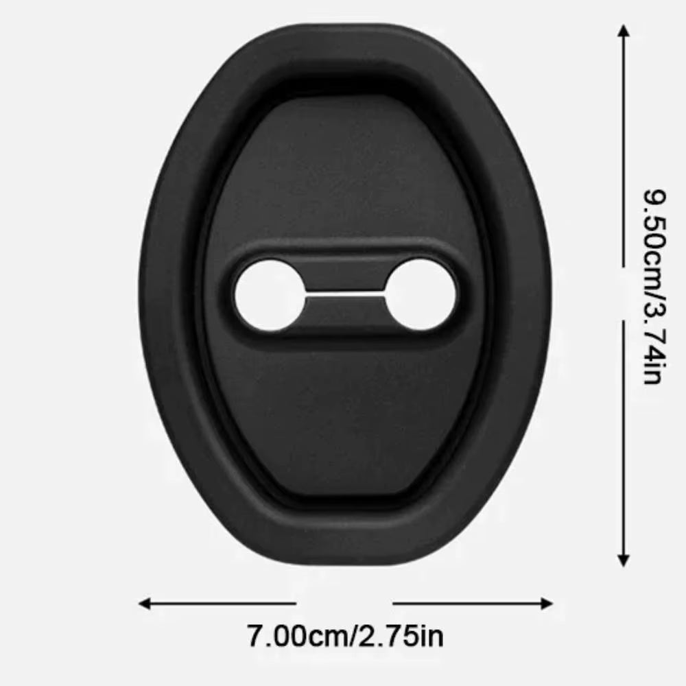 4Pcs/8Pcs Silicone Car Door Lock Buckle Protection Cover Elastic Anti-Collision Shock Absorbing Pad Mute Buffering Cushion