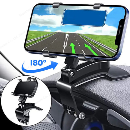 Universal Car Phone Holder Dashboard Car Clip Stand Mount GPS Display Bracket Car Mobile Phone Support for Iphone Samsung Xiaomi
