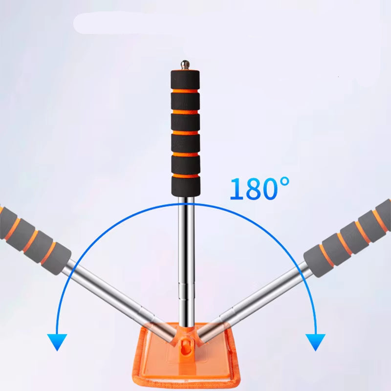 Car Front Windshield Defogging Brush Telescopic Long Handle Car Household Glass Clean Brushes Dust Remover Tool