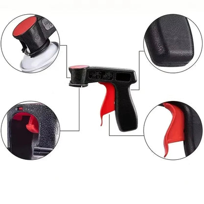 1 Pcs Plastic Portable Spray Paint Handle, Universal Reusable Car Color Changing Film Pasting Self Spraying Hand Spray Gun