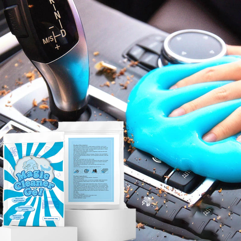 Car Cleaning Gel Soft Glue Car Air Outlet Vacuum Mud Multi-Function Keyboard Gap Cleaning Mud Car Gap Dust Dirt Cleaner Soft Gel
