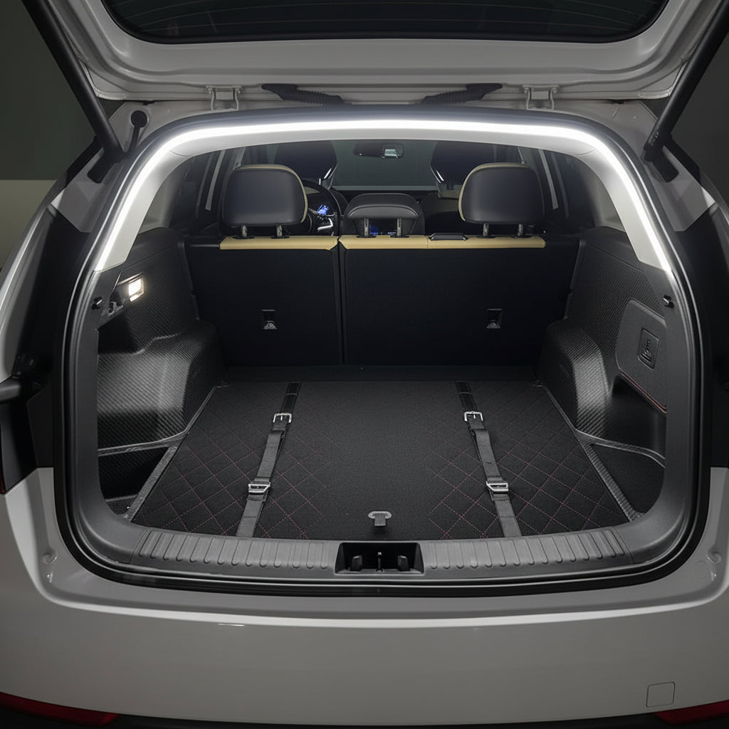 Car High Brightness Trunk Lighting Ambient Light Interior Decoration LED Wiring Free Automatic Sensing Tailgate Light Strip