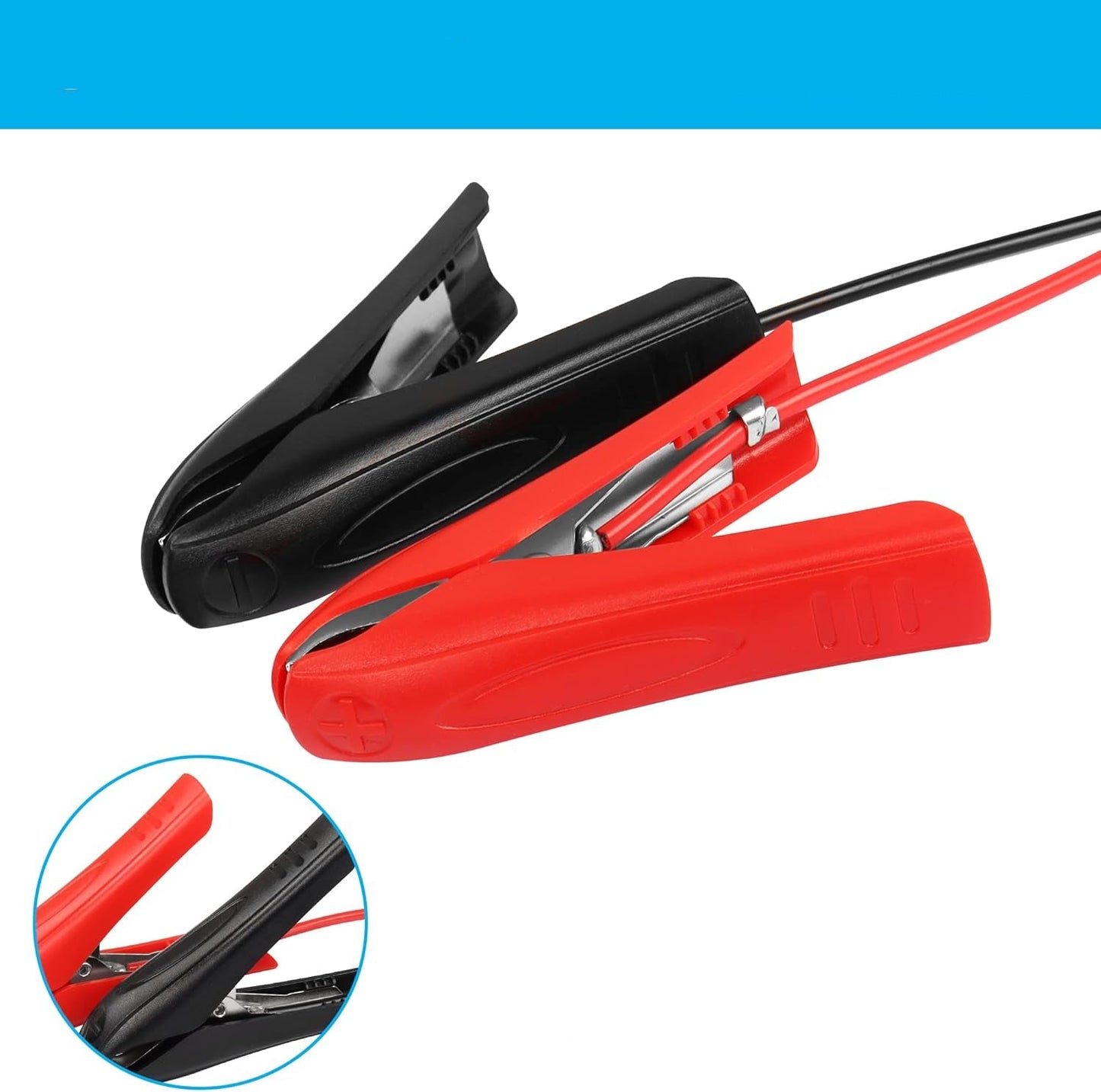 CERRXIAN 1,8 M 18 AWG 12 V 24 V Abrazadera De Batería Clip Con Empalme Rápido Bloqueo Terminal Cable De Extensión,Utensilios Para El Hogar