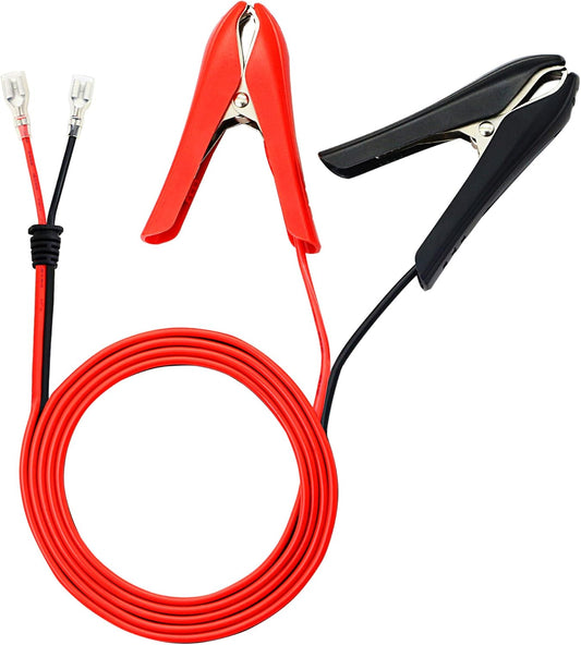 CERRXIAN 1,8 M 18 AWG 12 V 24 V Abrazadera De Batería Clip Con Empalme Rápido Bloqueo Terminal Cable De Extensión,Utensilios Para El Hogar