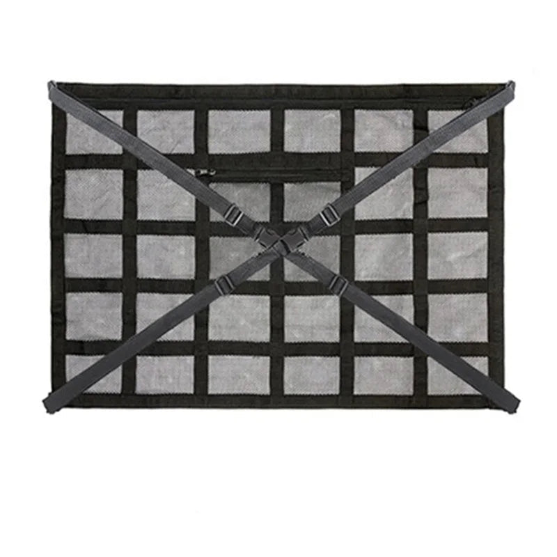 Car Roof Top Ceiling Cargo Net Pocket Mesh Organizer Bag anti Sagging Luggage Storage Net Bag for SUV Van SUV Long Trip Camping