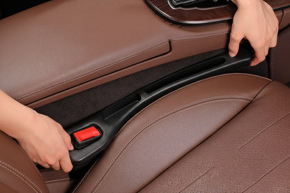 2Pc Car Seat Gap Filler Organizer Waterproof Car Seat Gap Plug Strip with 2 Grooves Seat Gap Storage Auto Interior Accessories